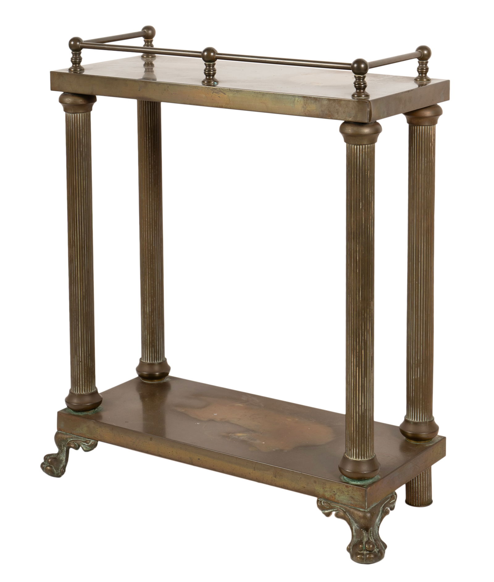 American Empire-Style Brass Console Table (1 of 9)