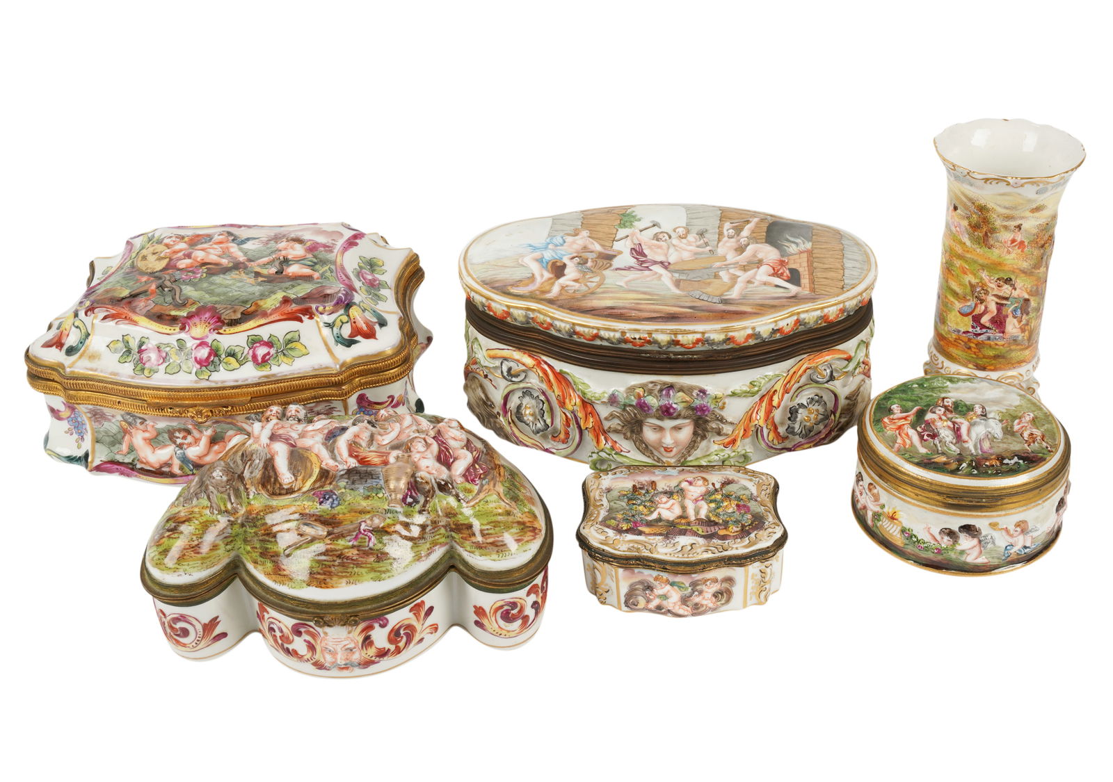 Collection of Capodimonte Porcelain (1 of 11)