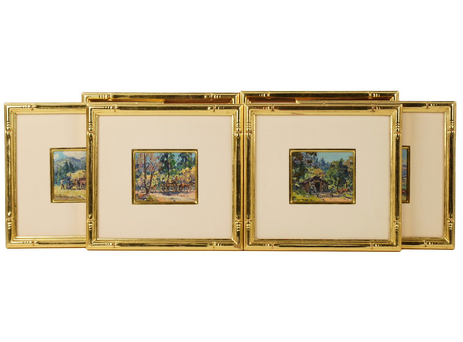 Marjorie Reed (1915 - 1996): Set of Six Early California Scenes (1 of 8)