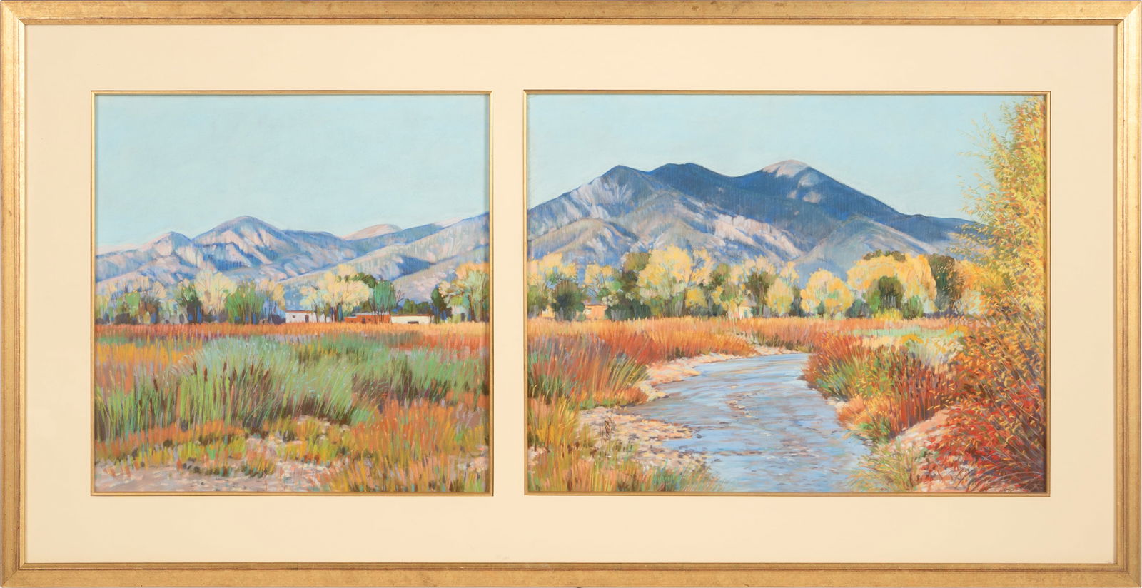 20th Century: Mountain Valley Landscape (Diptych) (1 of 16)