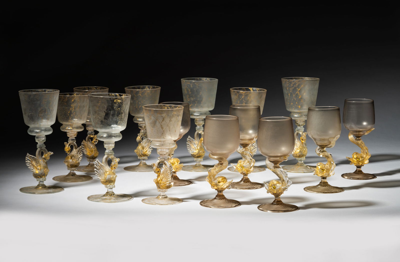 Venetian Glass Stemware Service (1 of 9)