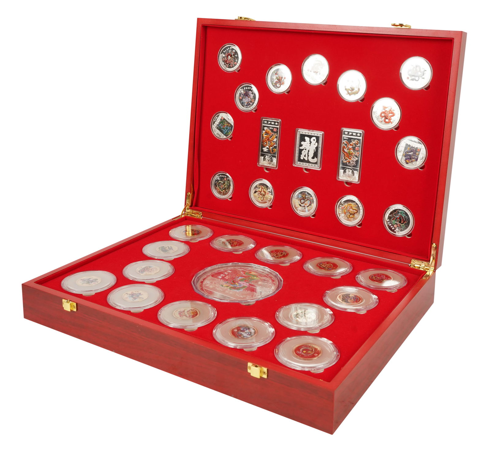 Set of Chinese Coins in Case (1 of 17)