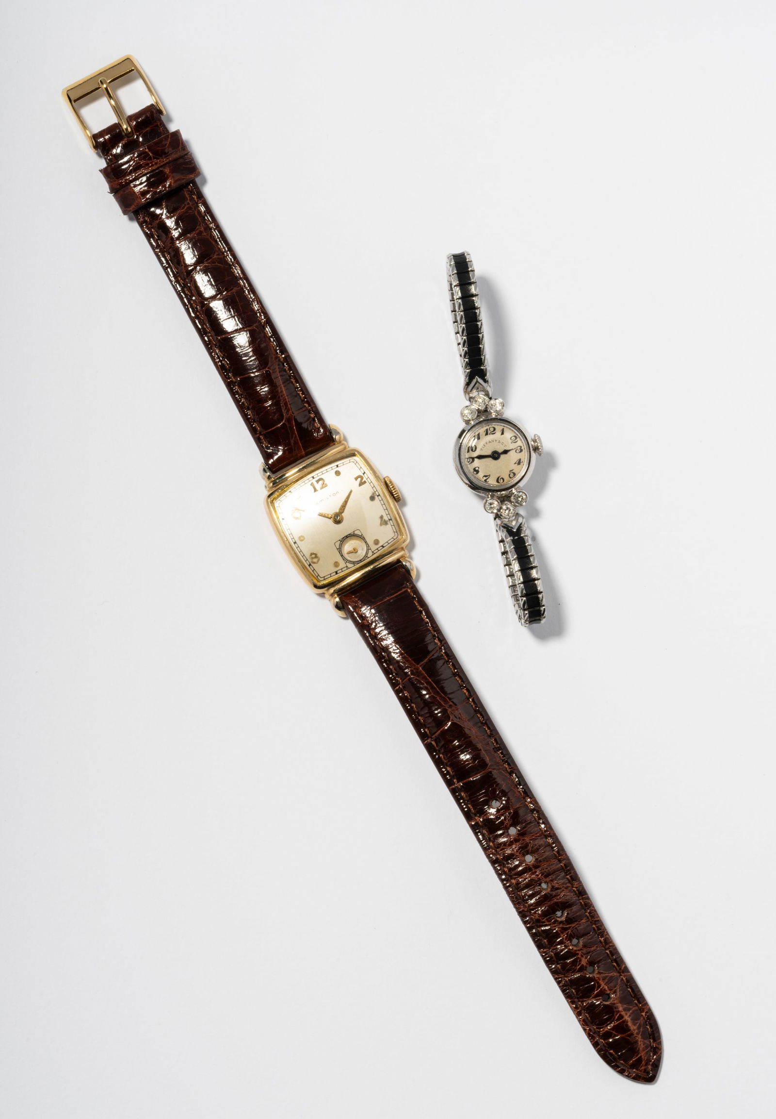 Hamilton, Tiffany & Co. Two Mechanical Wristwatches (1 of 11)