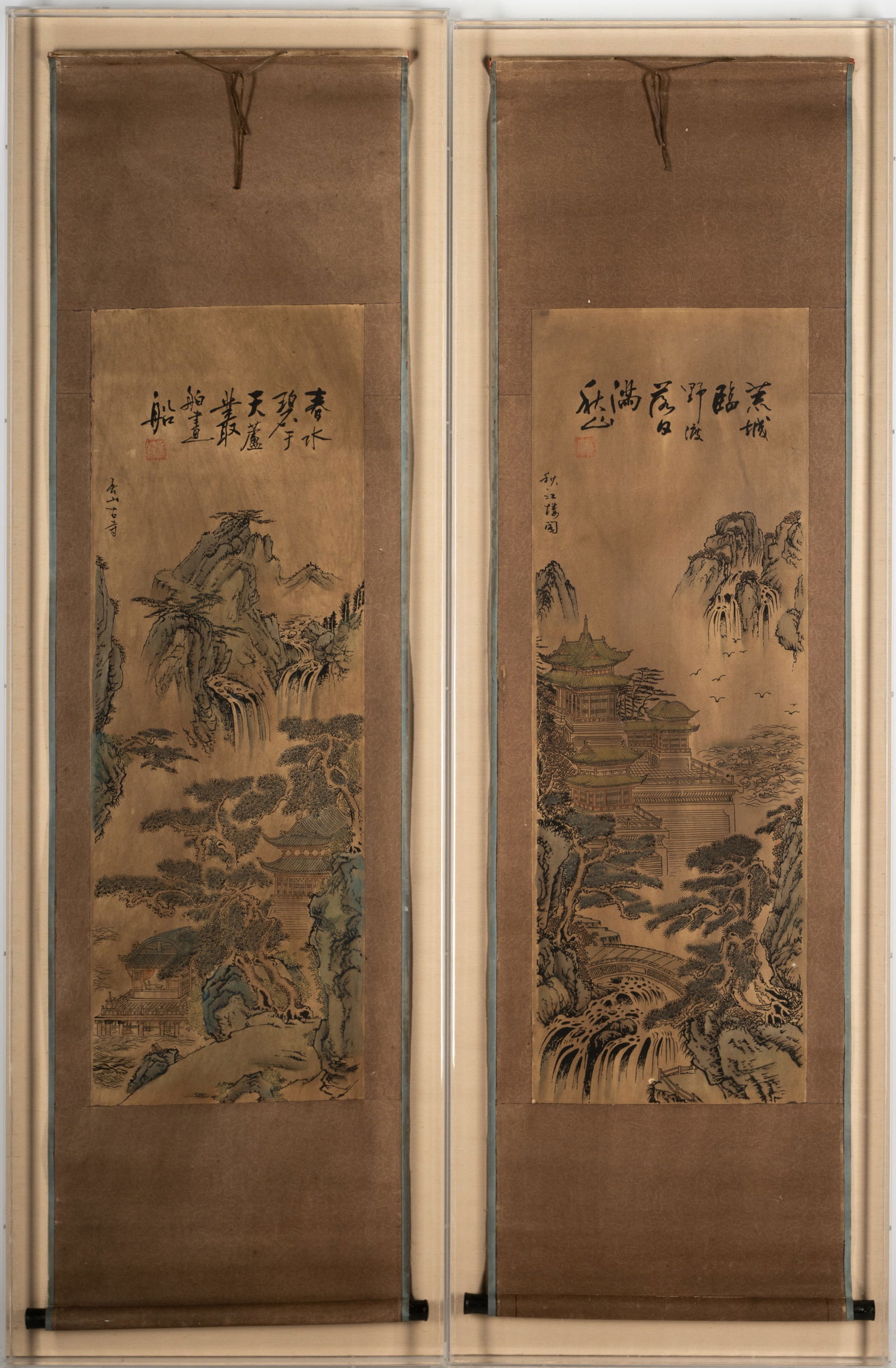Pair of Japanese Scrolls (1 of 17)