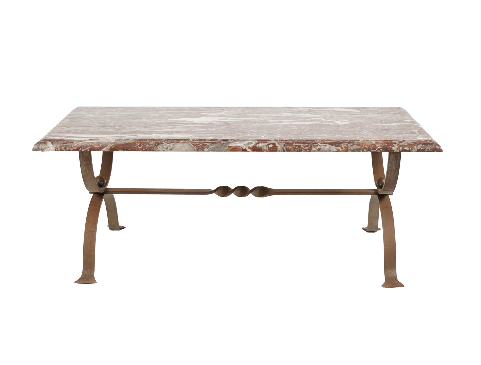 Iron and Marble Coffee Table (1 of 10)