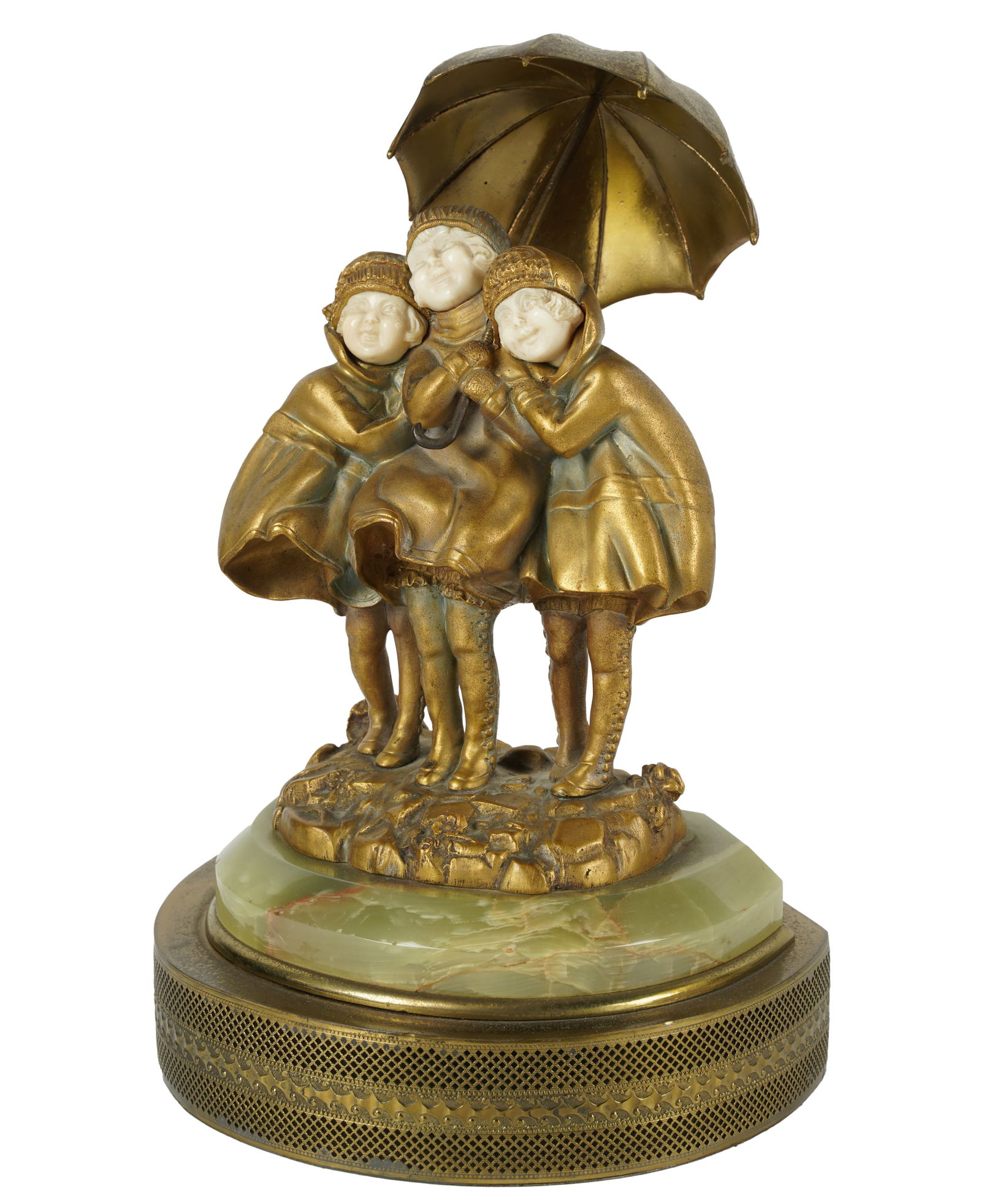 Demetre Chiparus (1886-1947): Three Children (1 of 8)