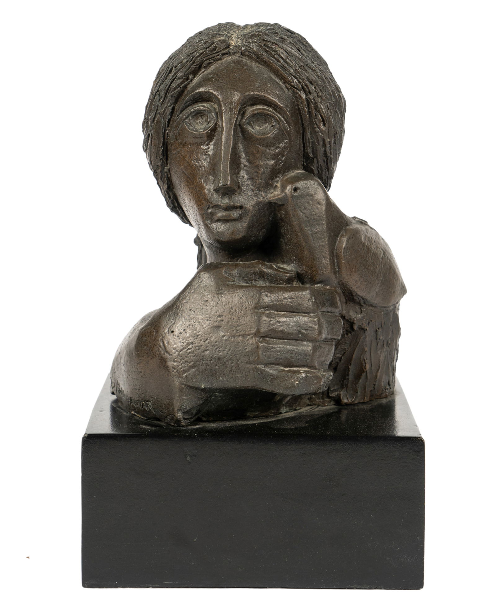 Alvar Sunol Munoz-Ramos (B. 1935,): Woman with Bird (1 of 6)