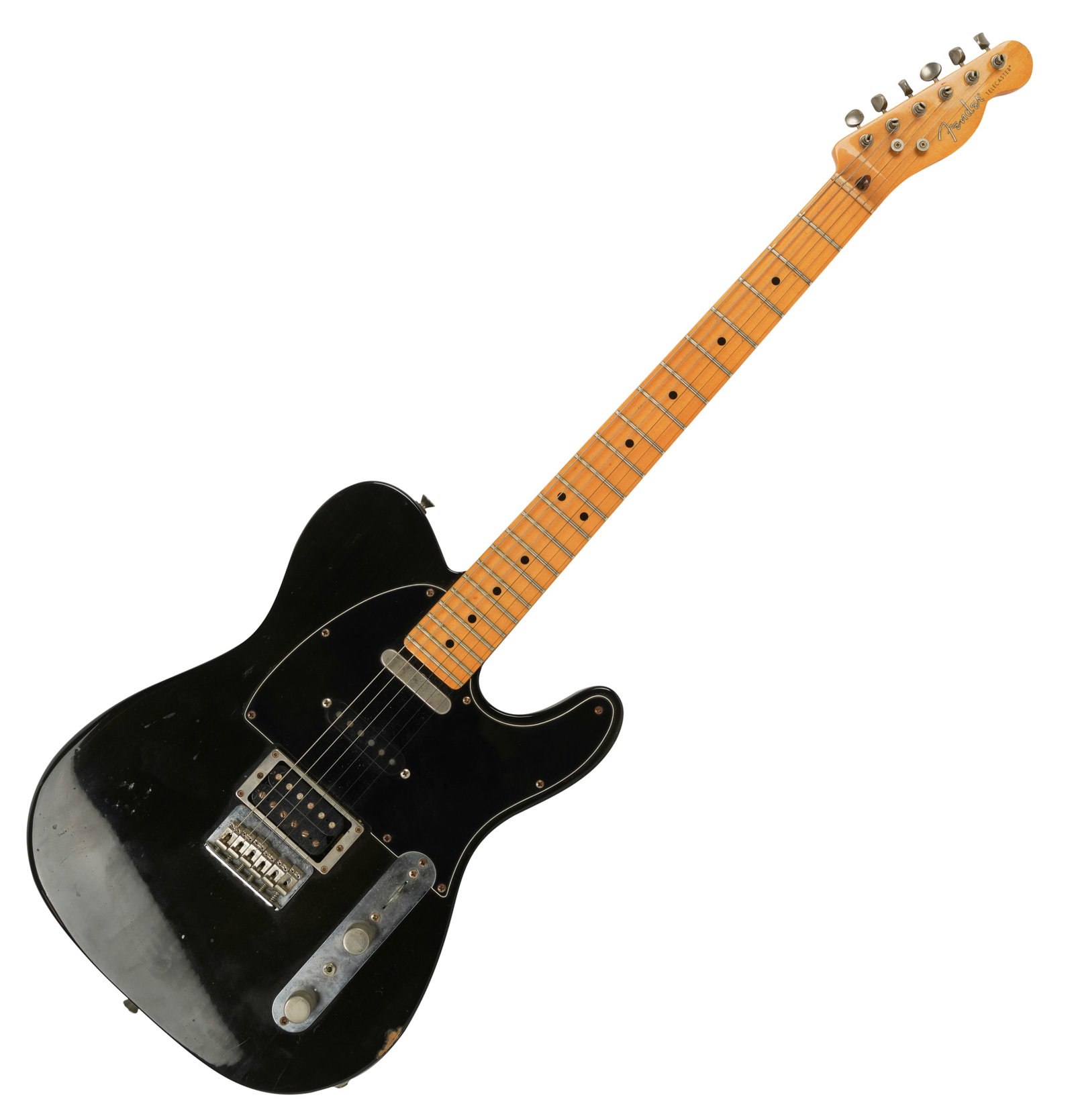 1997 Fender Black Telecaster Electric Guitar: serial no. CGF1200497 39 x 13 in. (99.1 x 33 cm.)