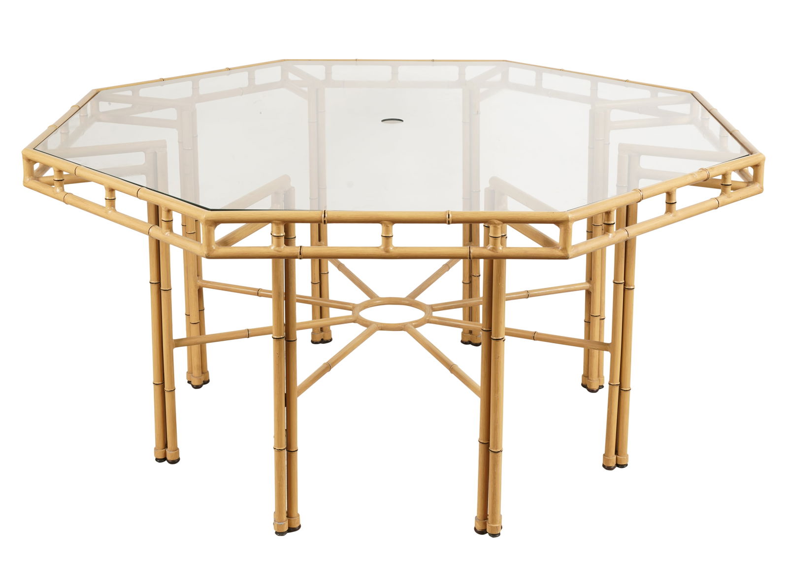 Faux Bamboo Patio Dining set (1 of 19)