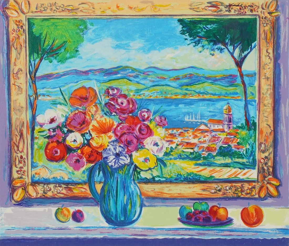 Jean Picot (B. 1930): Les Fleurs De St. Tropez (1 of 8)