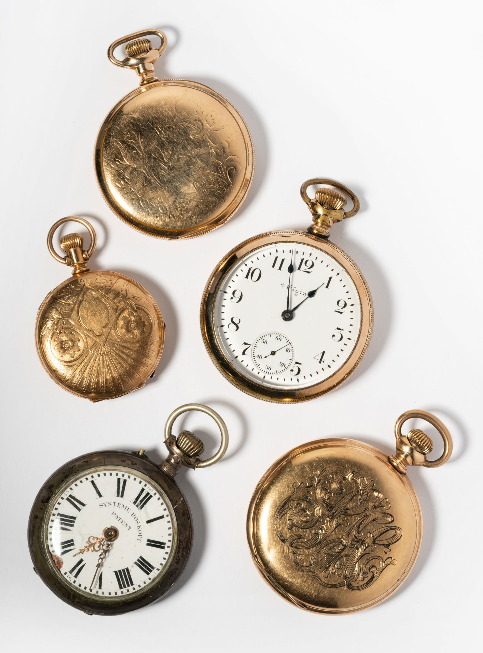 Group of Five Pocket Watches (1 of 13)