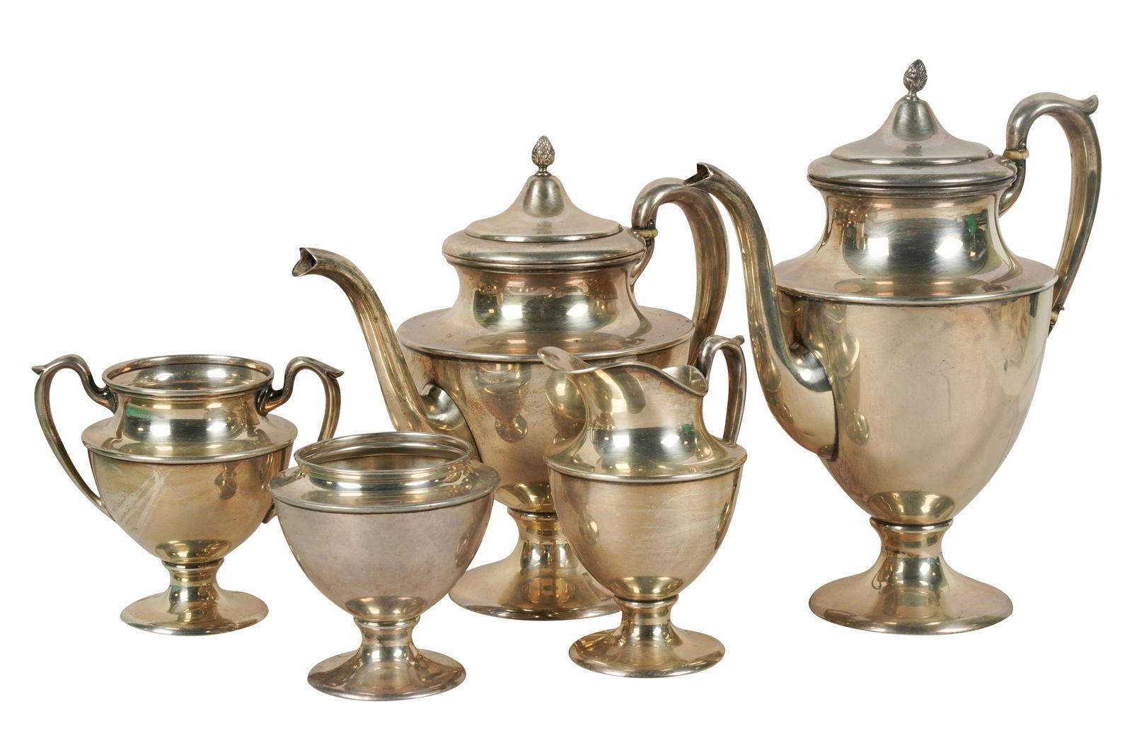 M. Fred Hirsch Co. Sterling Tea and Coffee Service (1 of 8)