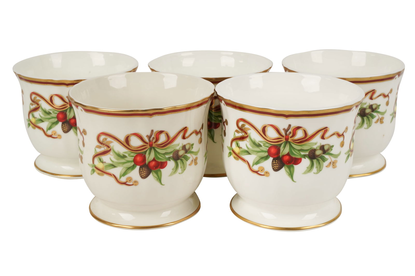 Five Tiffany and Co. Porcelain Cachepots (1 of 5)