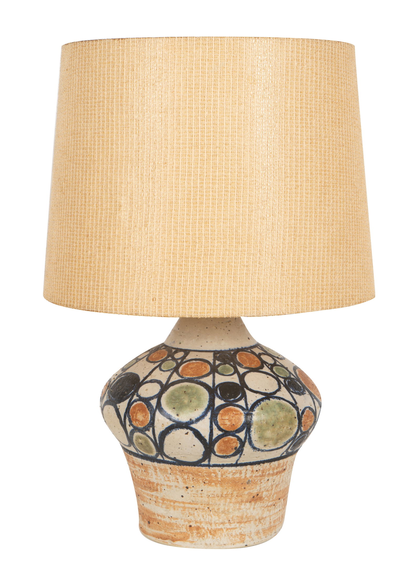 Danish Mid Century Modern Ceramic Table Lamp (1 of 14)