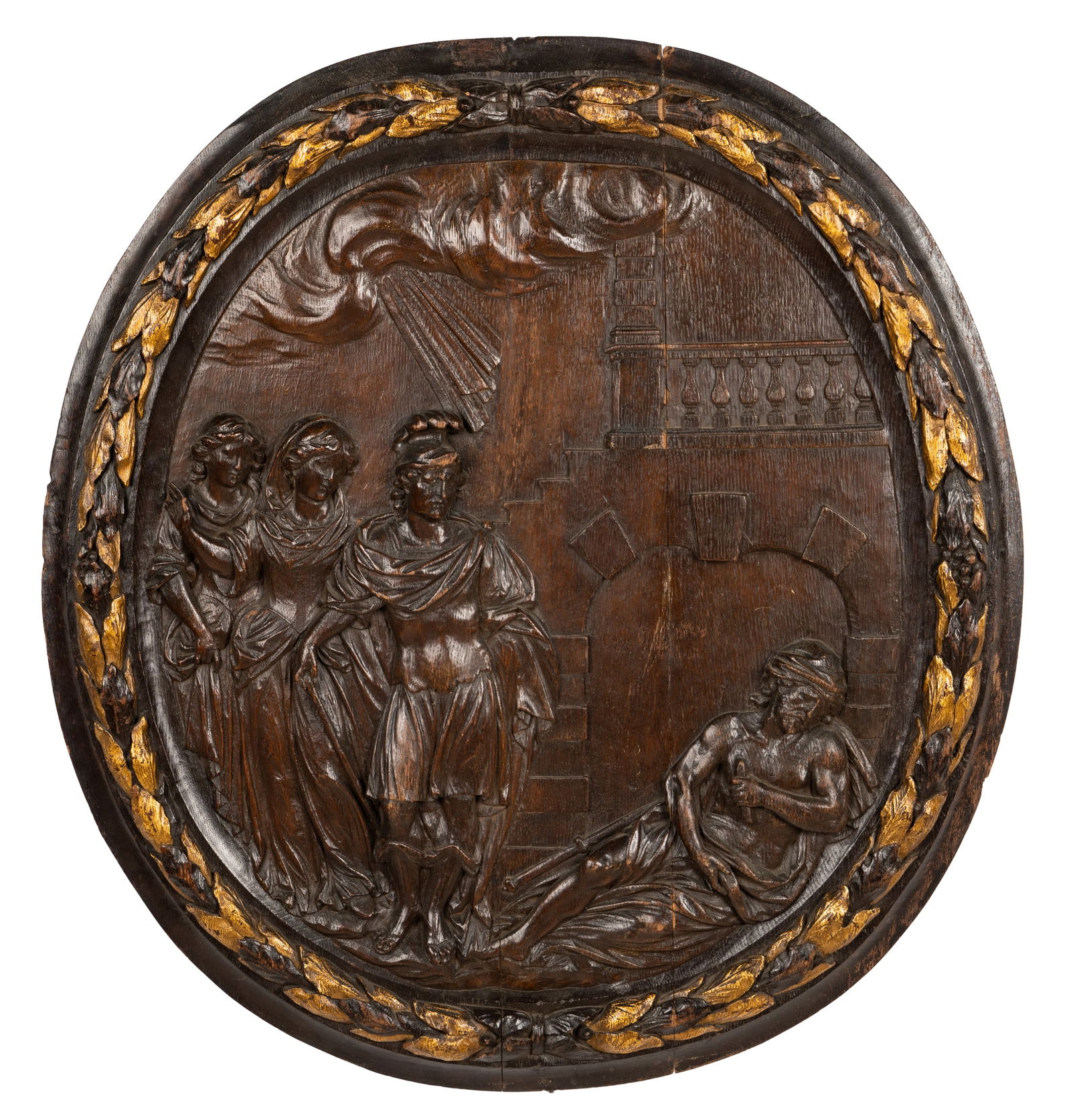 Continental Carved Oak Relief Panel (1 of 18)