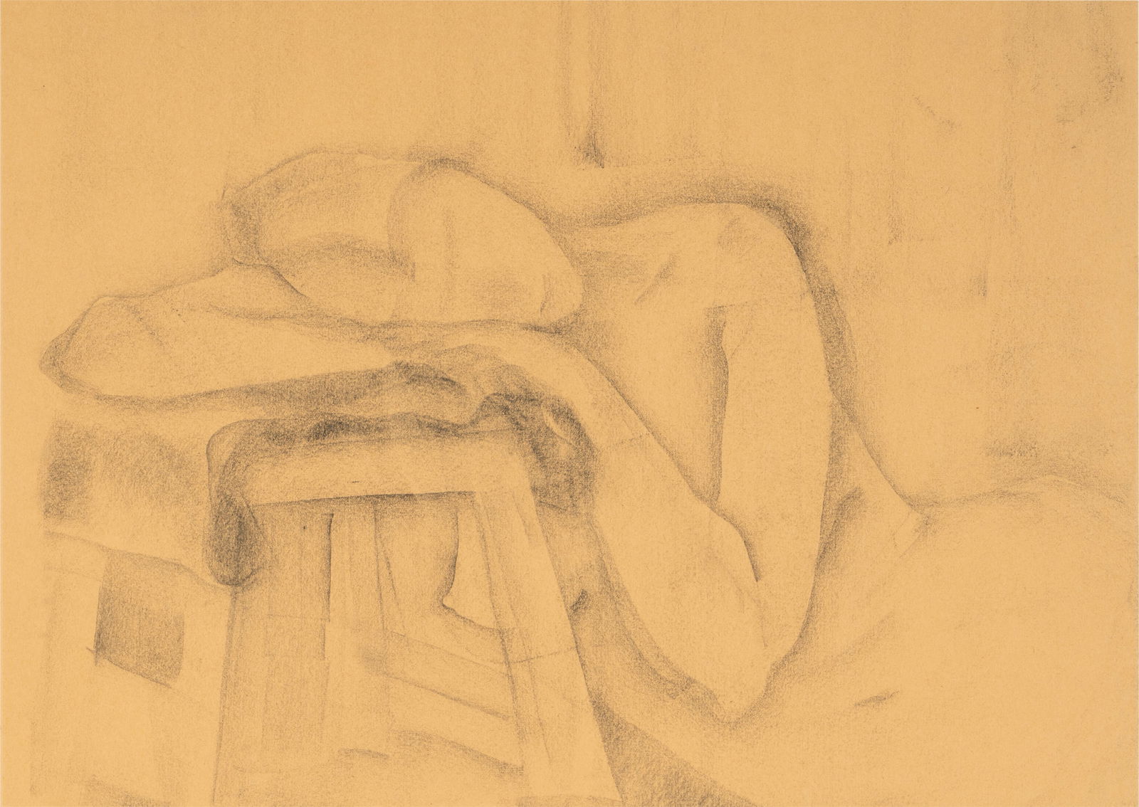 Unknown Artist (20th Century): Reclining Nude: pencil on paper laid to board; unsigned Sheet: 18 x 24 in. (45.7 x 61 cm.), The board: 23 x 29 in. (58.4 x 73.7 cm.)