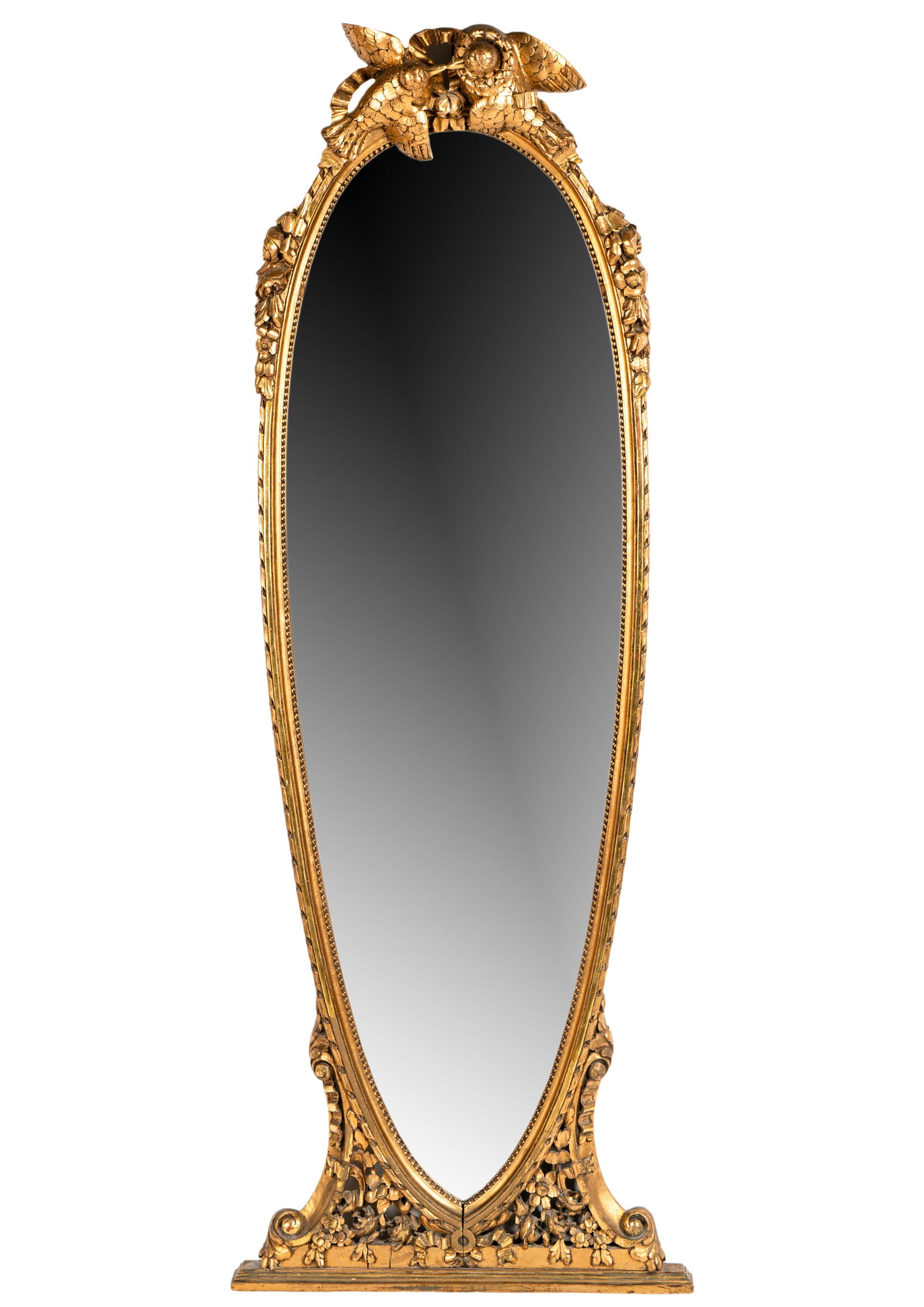 Continental Carved Giltwood Wall Mirror (1 of 20)