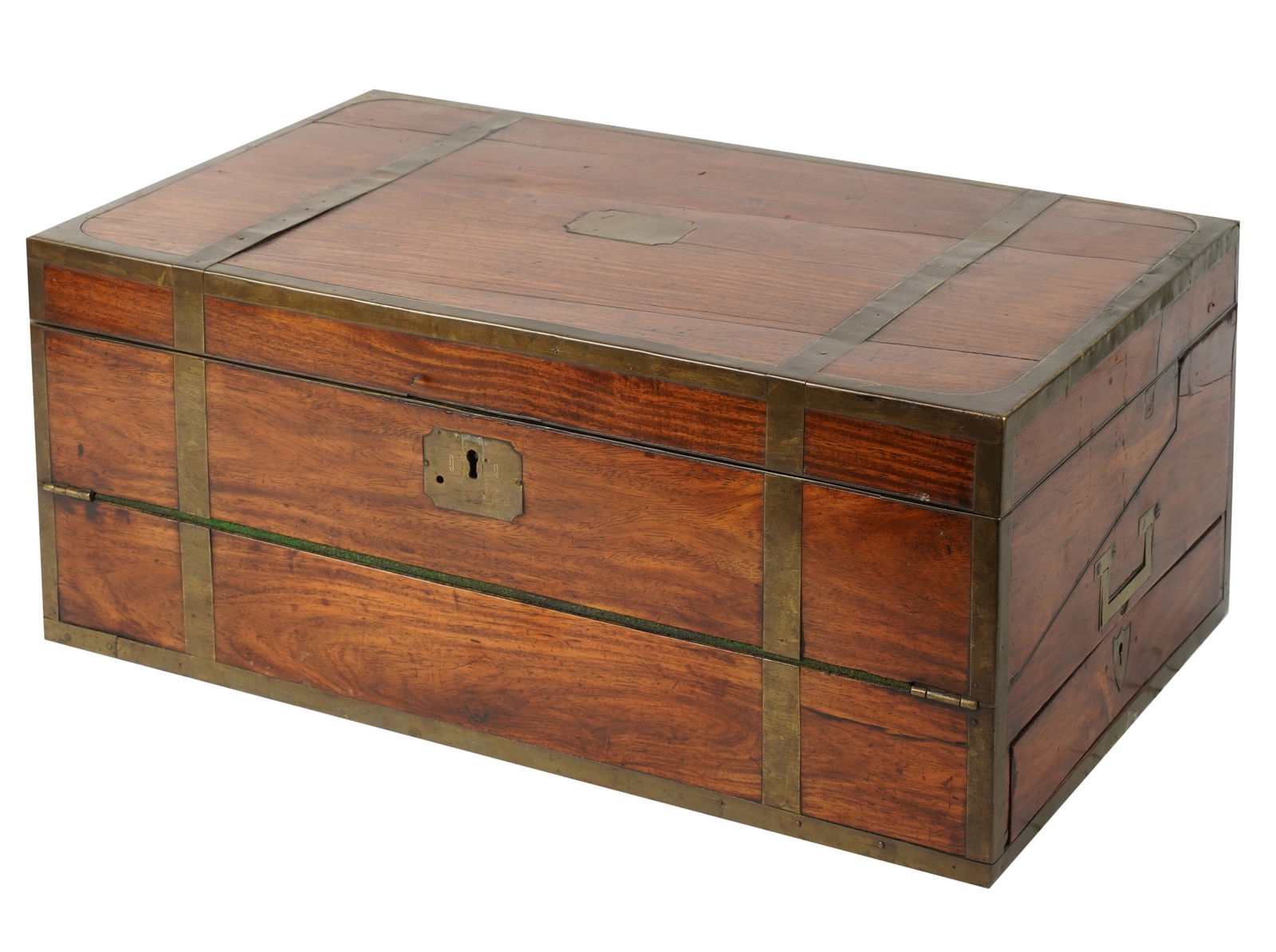 English Brass-Bound Lap Desk (1 of 4)