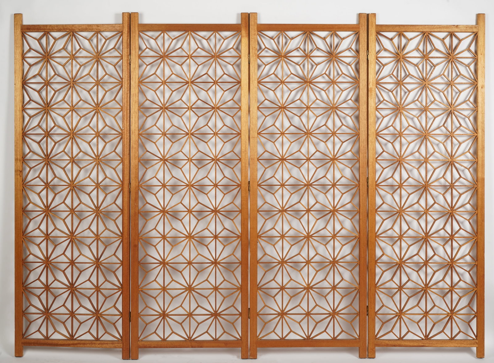 Mid-Century Modern Four-Panel Room Divider (1 of 8)