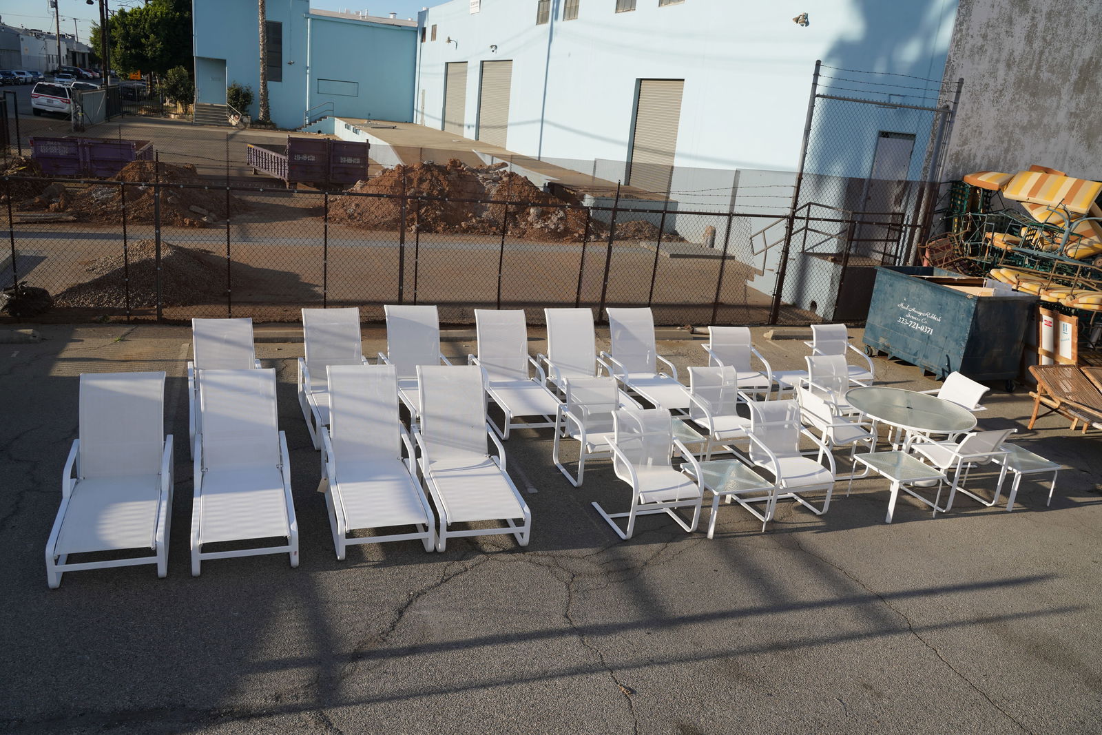 Extensive Set Of Brownjordan Patio Furniture Auction