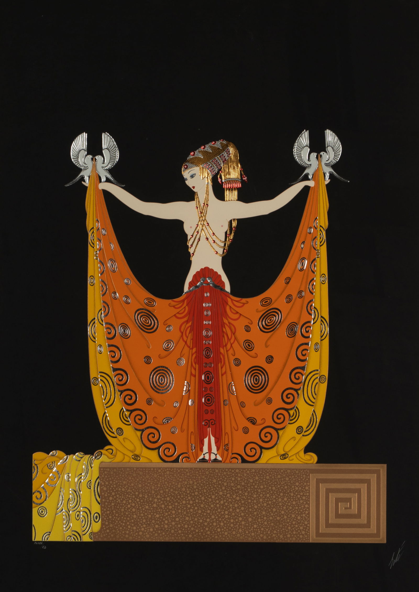 Erte (Romain de Tirtoff 1892-1990): Venus (1 of 9)