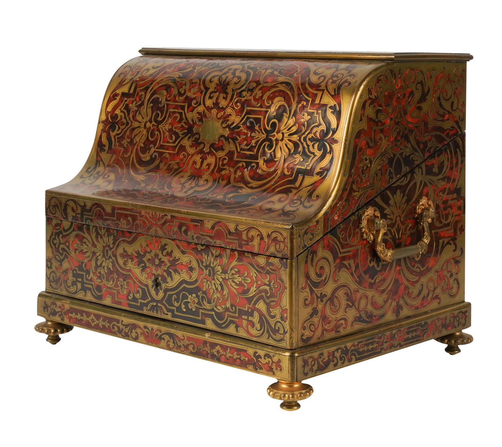 Boulle Marquetry Tantalus (1 of 7)