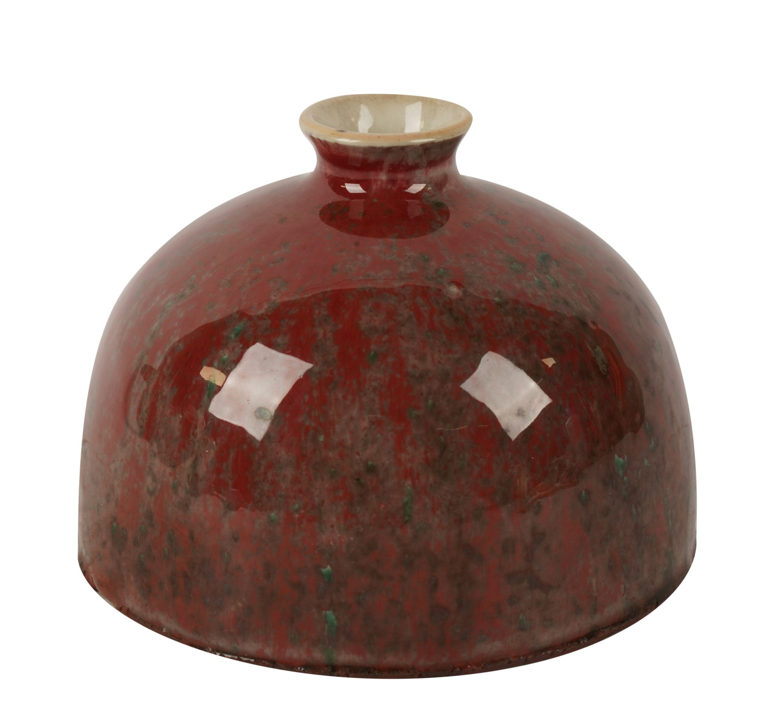 Chinese Flambe Porcelain Brush Wash: unsigned 3 3/4 x 5 1/2 in. (9.5 x 14 cm.)