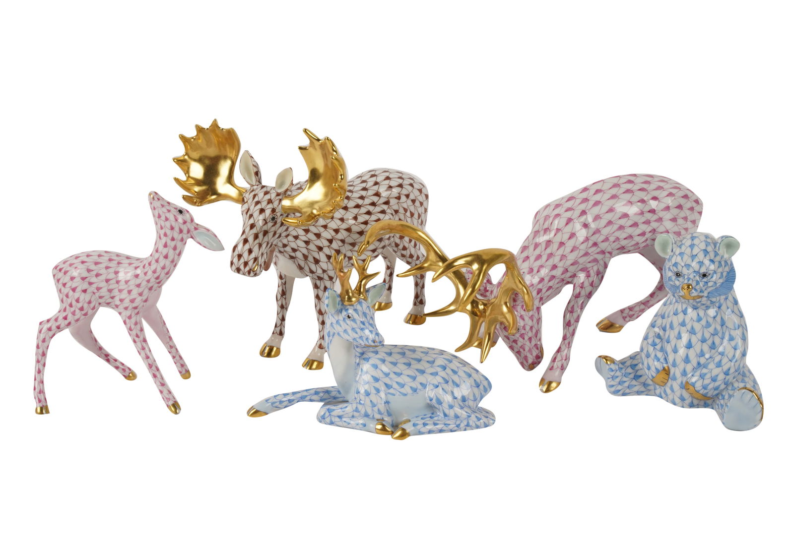 Herend Fishnet Figures (1 of 8)