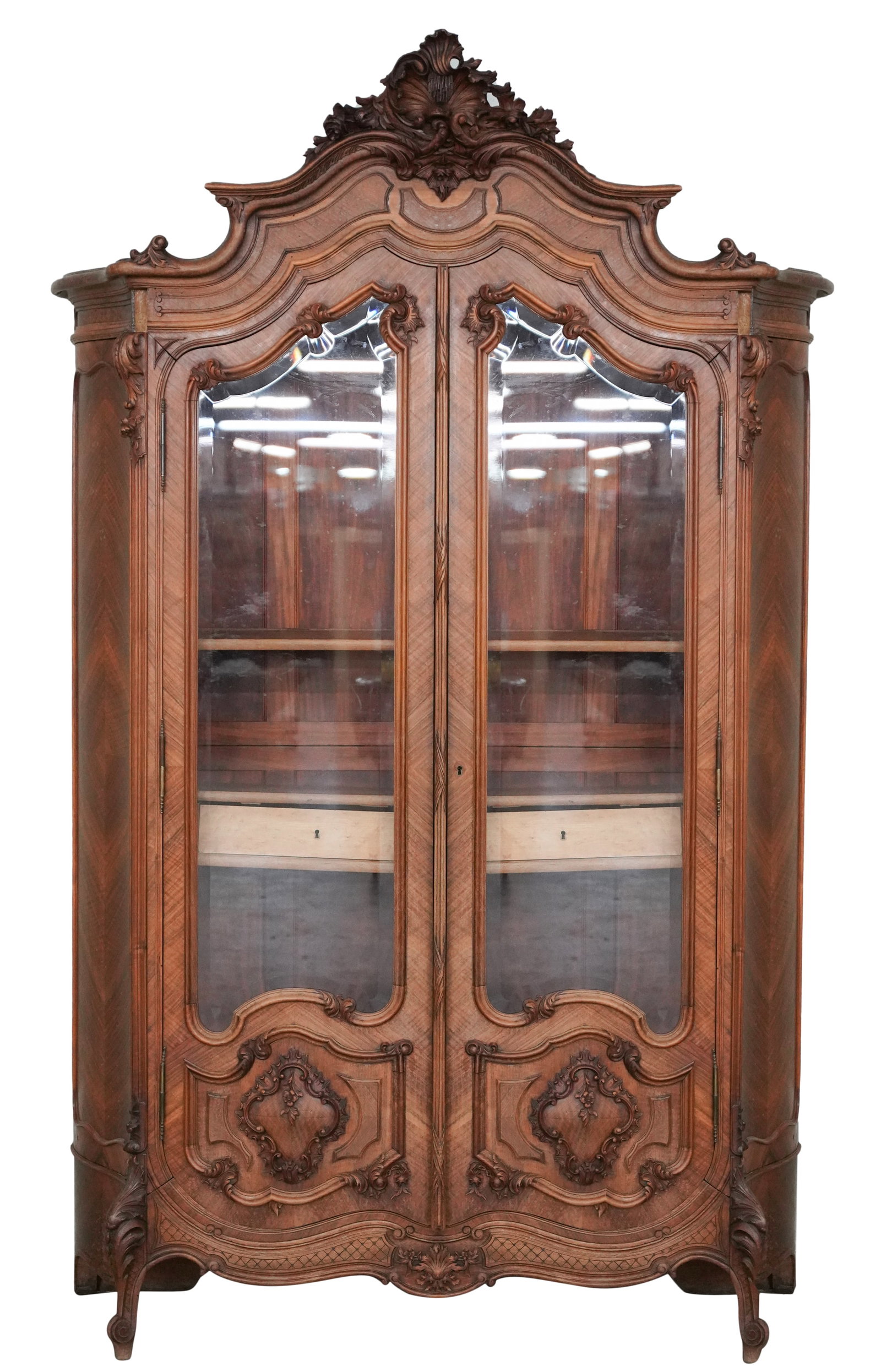 Louis XV-Style Carved Armoire (1 of 11)