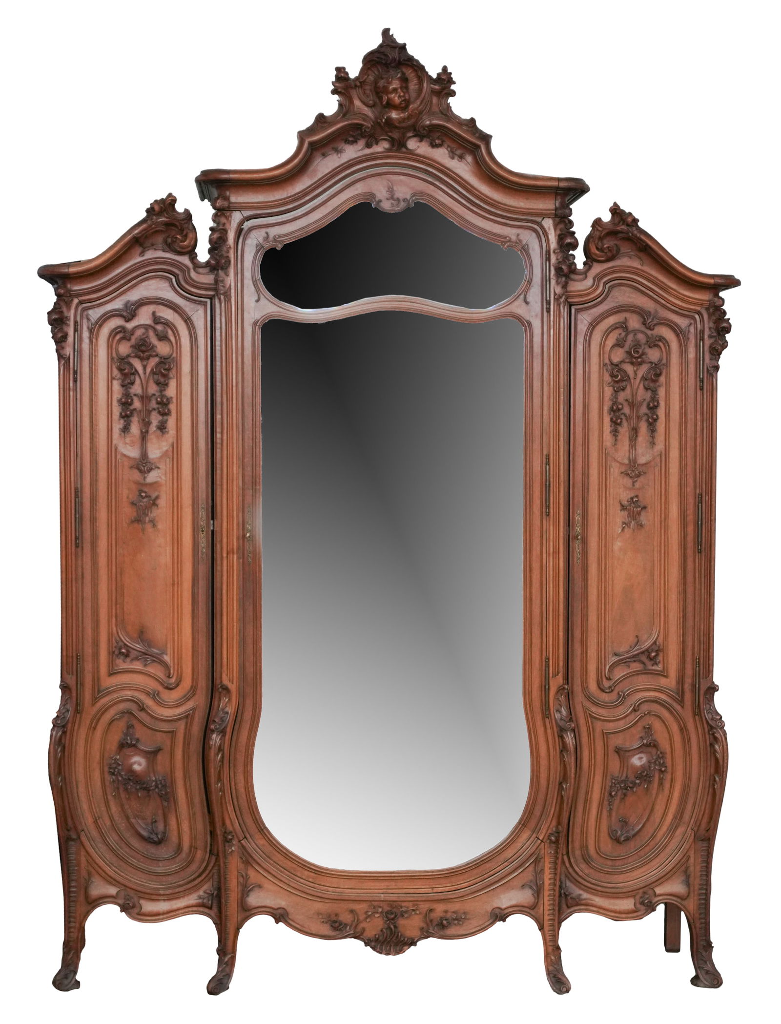 Rococo Revival Armoire (1 of 10)