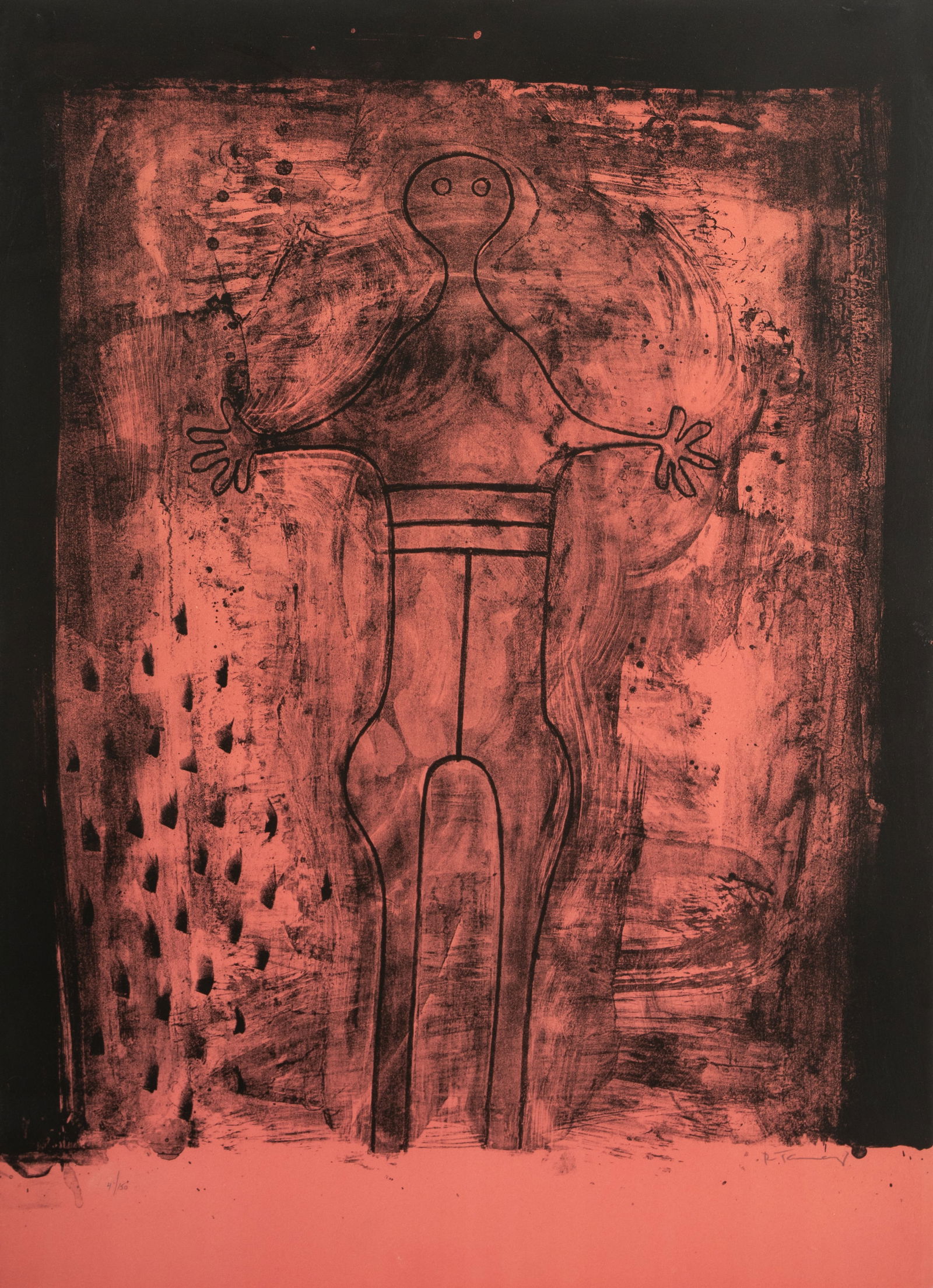 Rufino Tamayo (1899-1991): Figure In Red (1 of 16)