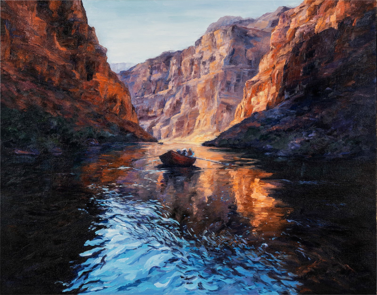 Mary Lois Brown (20th Century): Colorado River Sunset (1 of 17)