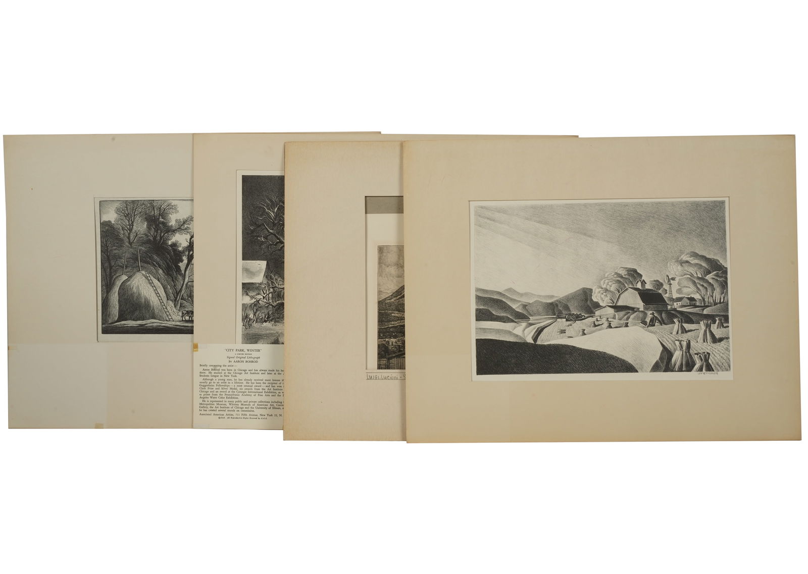 Group of Four Prints (1 of 5)