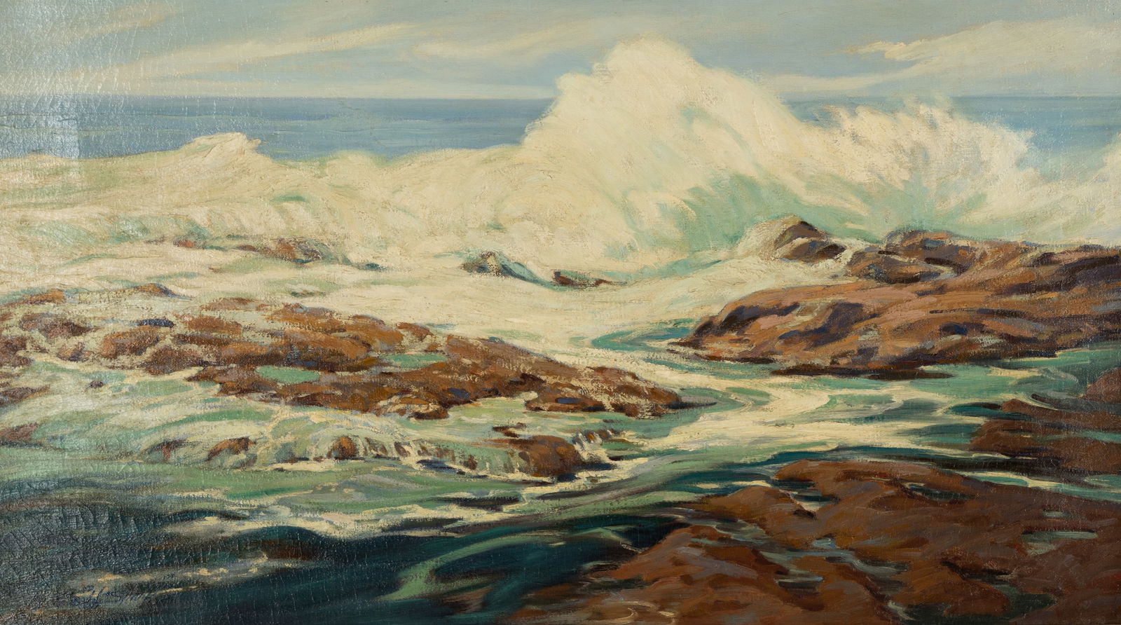 Louis Hovey Sharp (1874 - 1946): The Rollicking Surf (1 of 12)