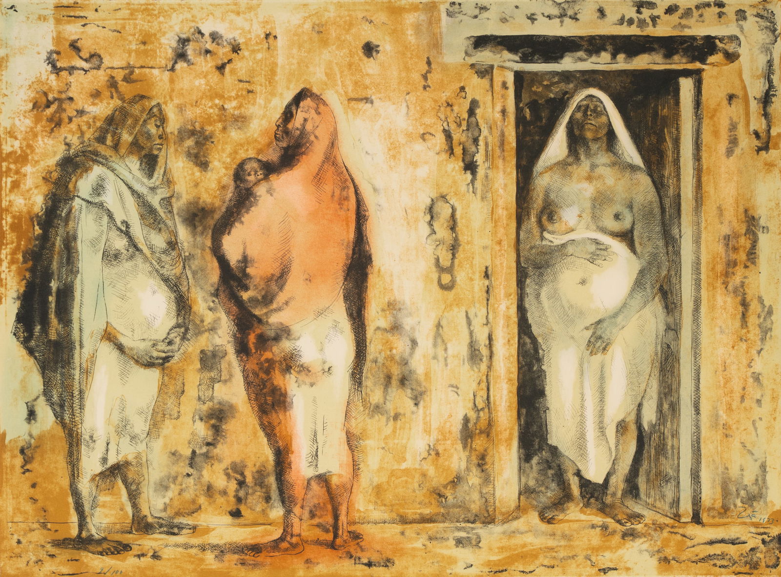 Francisco Zuniga (1912 - 1998): La Espera (1 of 13)