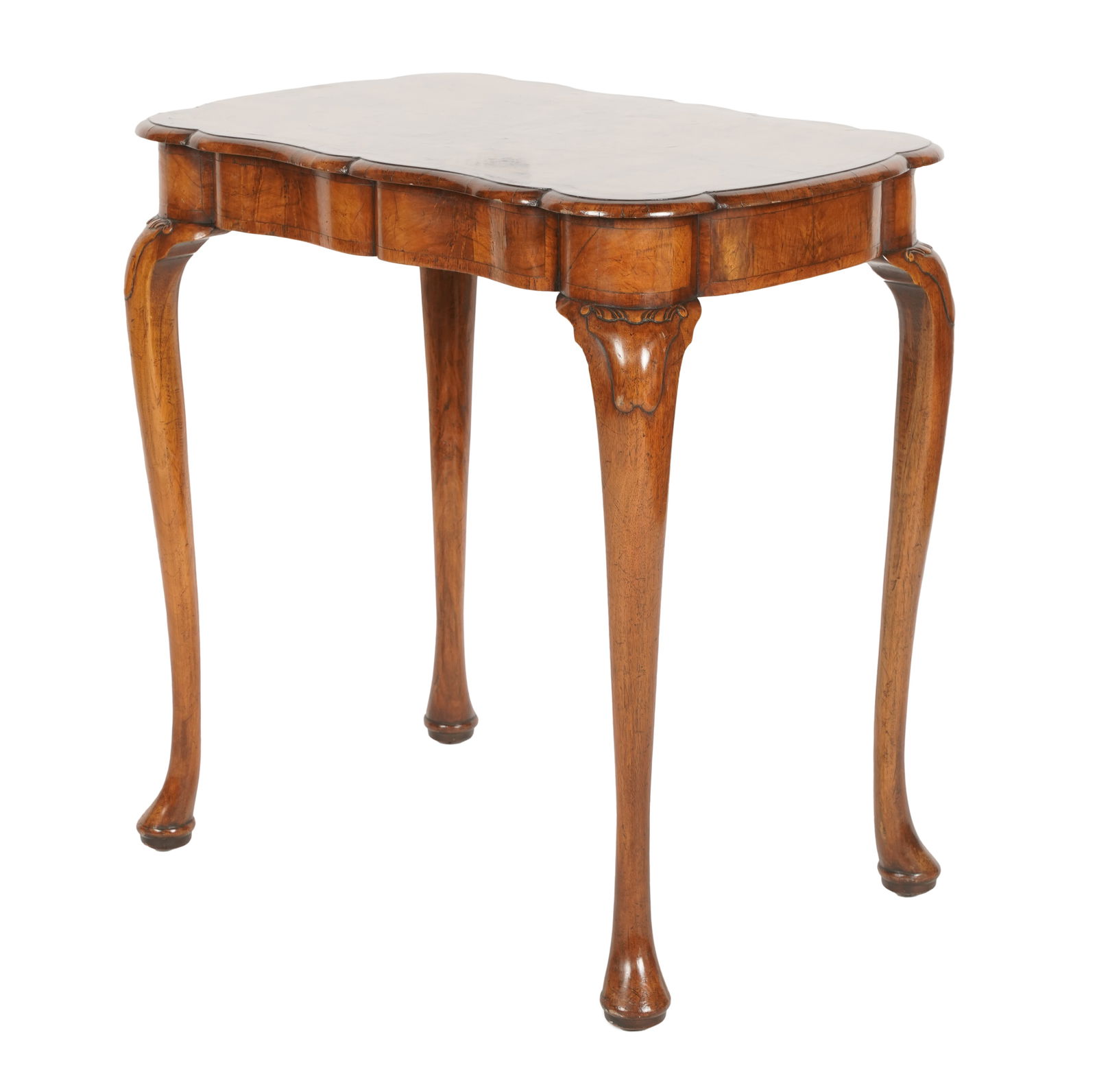 Carved Walnut Side Table (1 of 6)