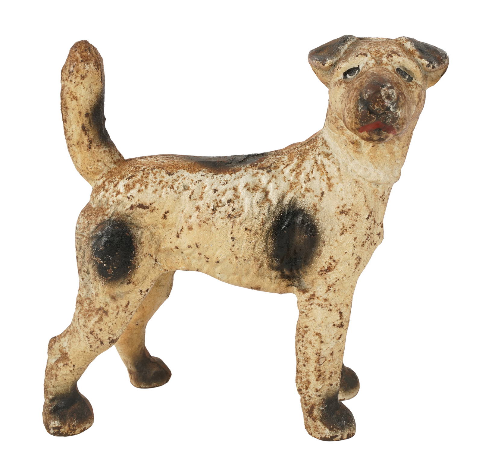 Painted Iron Terrier Dog Doorstop Auction