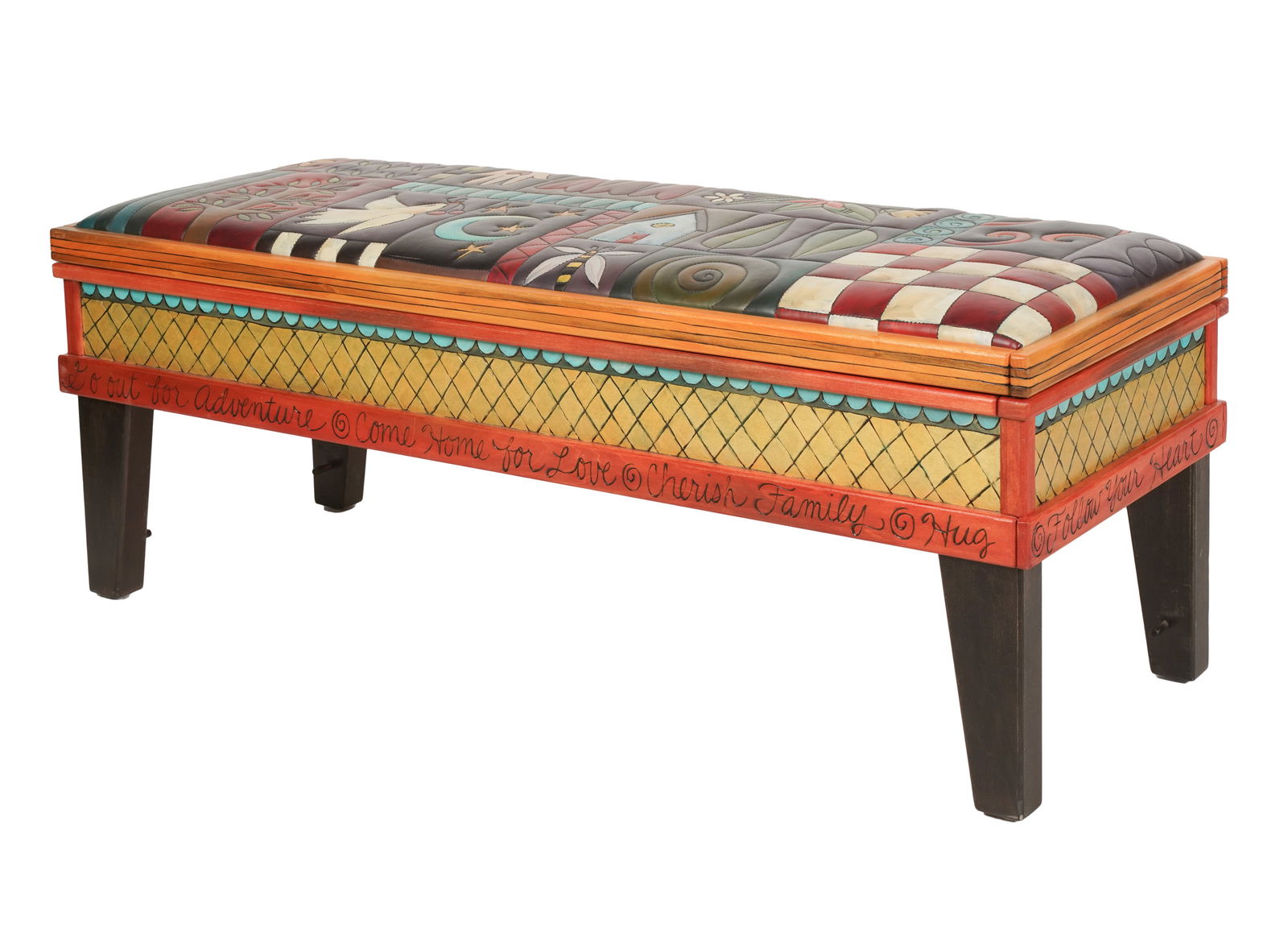 Sticks Furniture Painted Wood Chest (1 of 10)