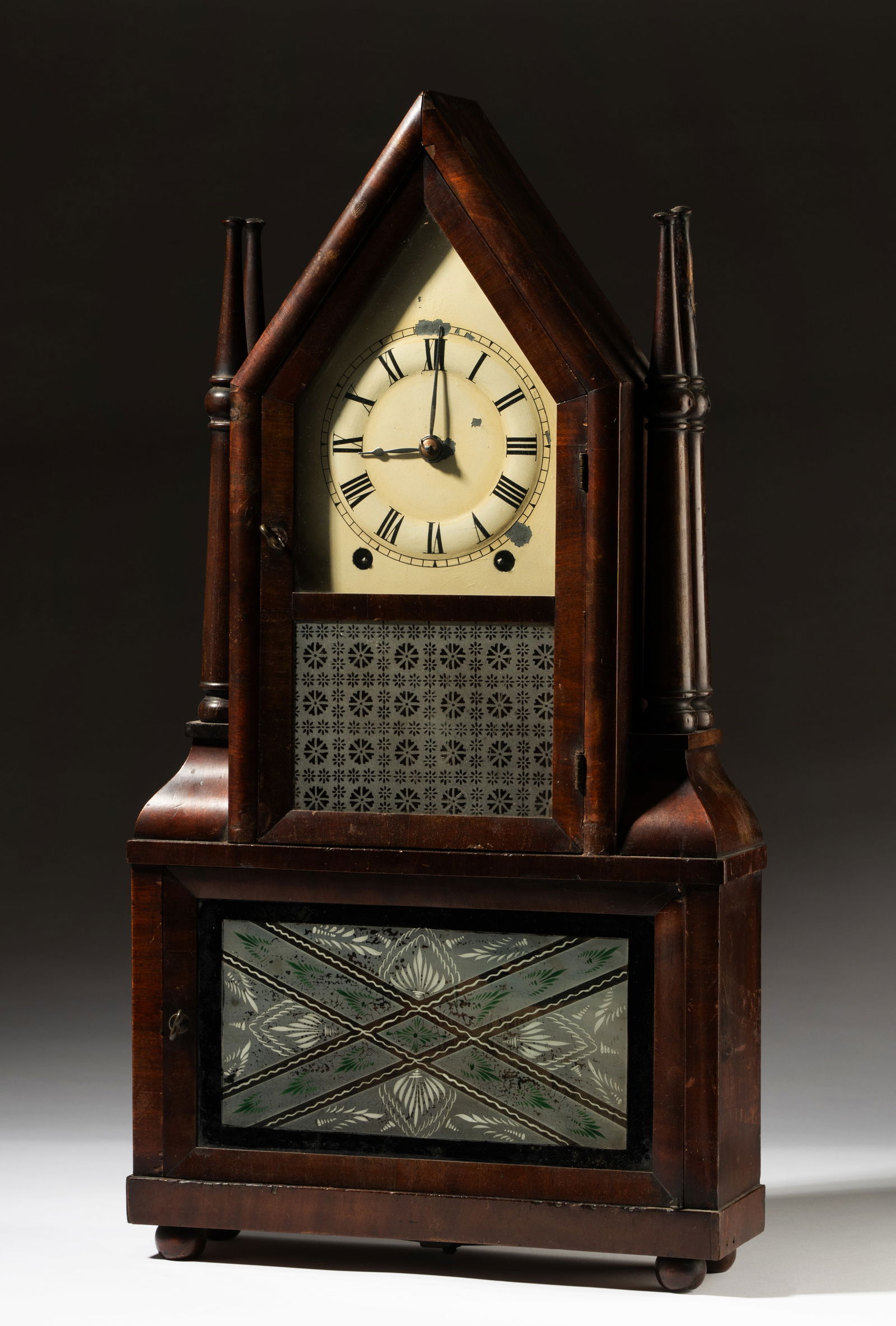 Birge and Fuller Wagon Spring Steeple Clock (1 of 13)