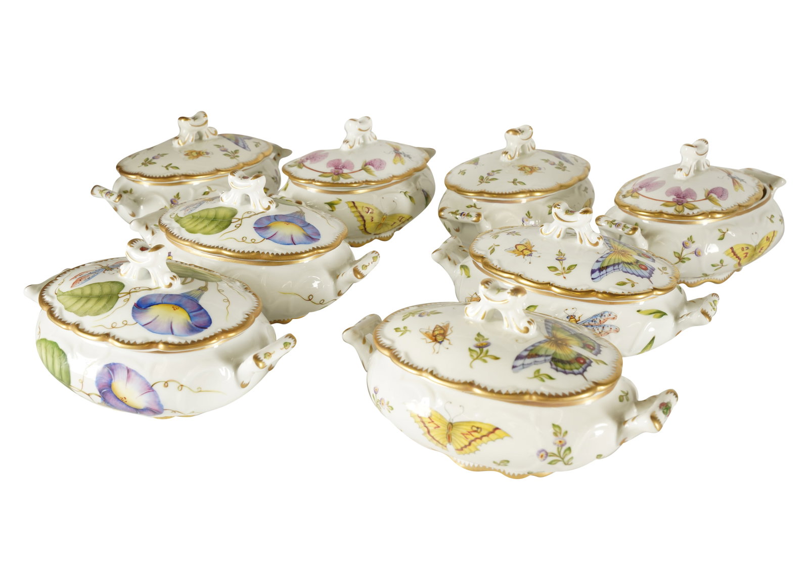Eight Anna Weatherley Porcelain Covered Tureens (1 of 12)