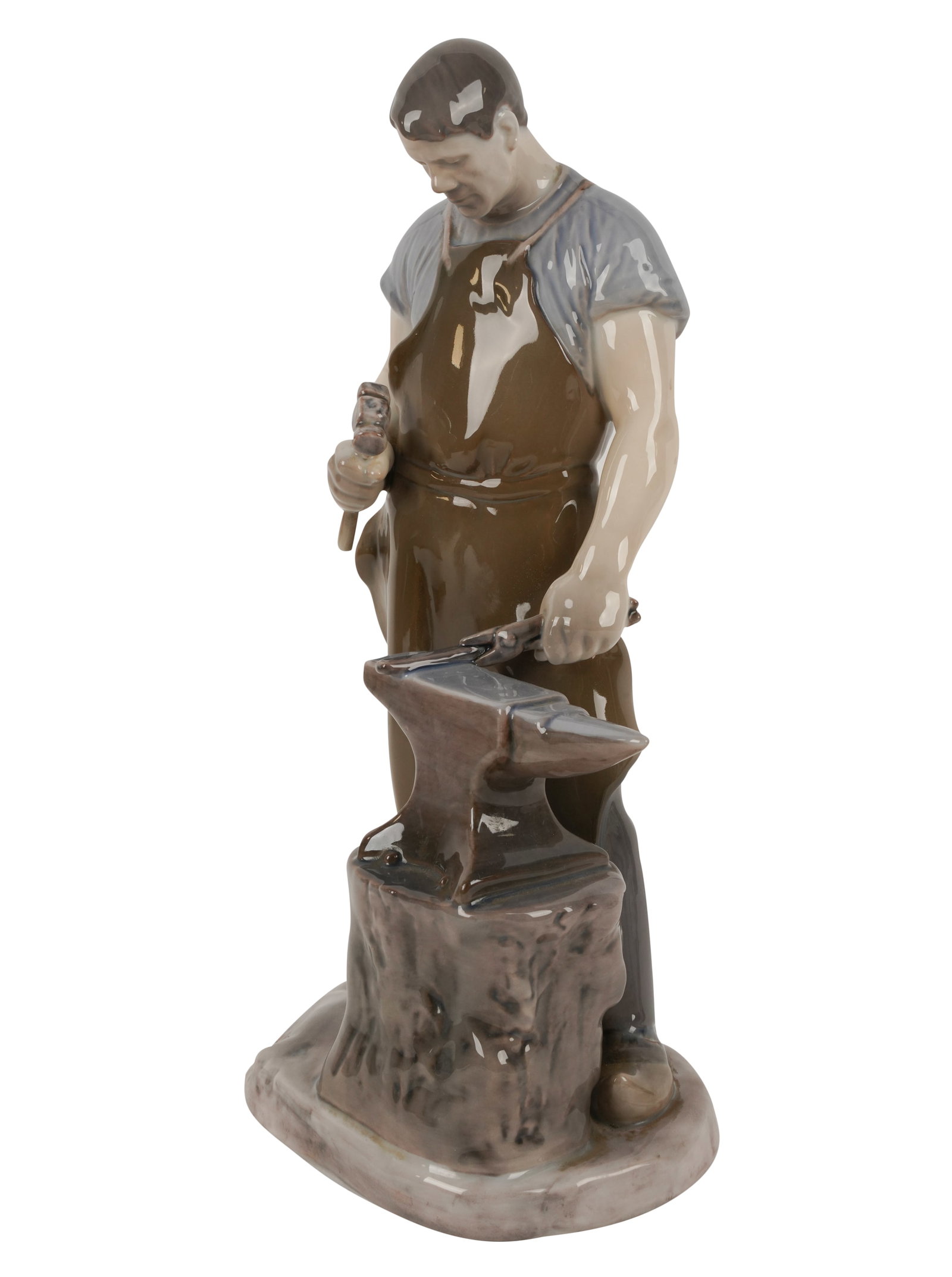Bing and Grondahl Danish Porcelain Blacksmith Figure (1 of 8)