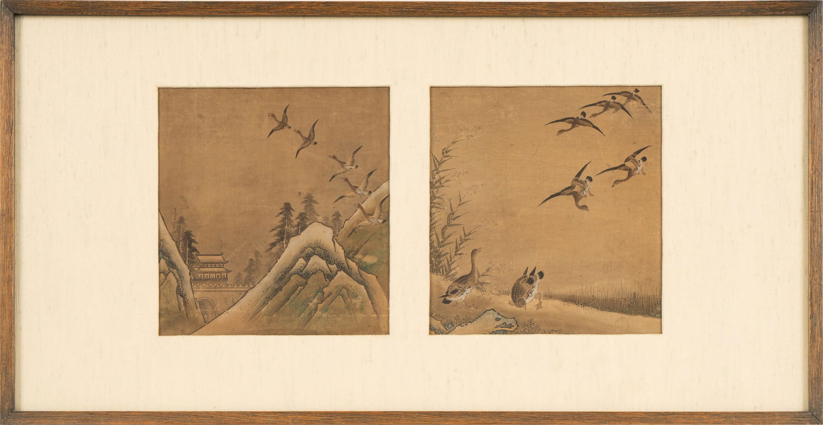 Japanese School: Landscape Diptych (1 of 9)