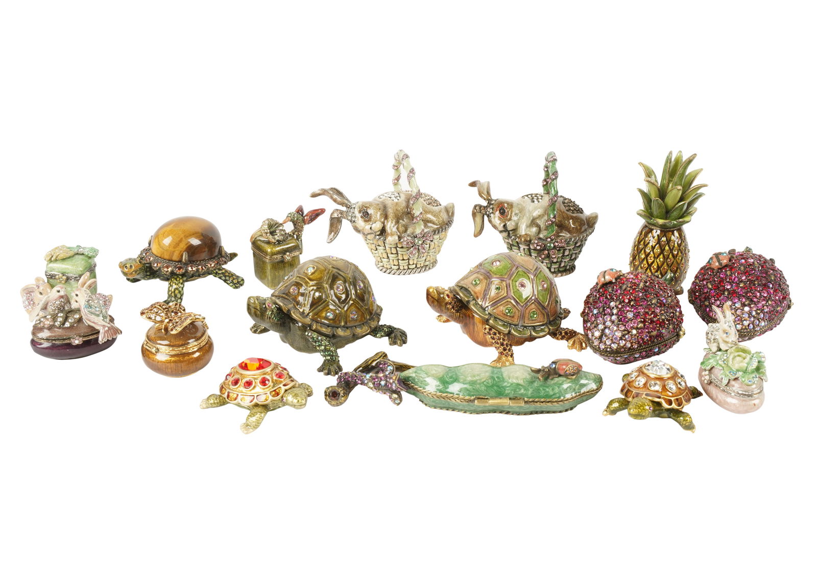 Group of Jay Strongwater Trinket Boxes (1 of 10)