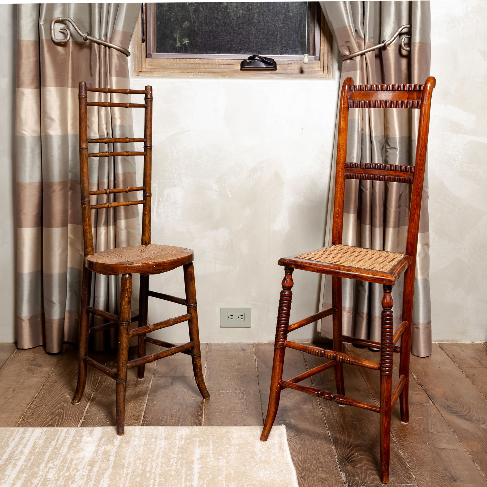 Two Antique American High Back Chairs (1 of 11)