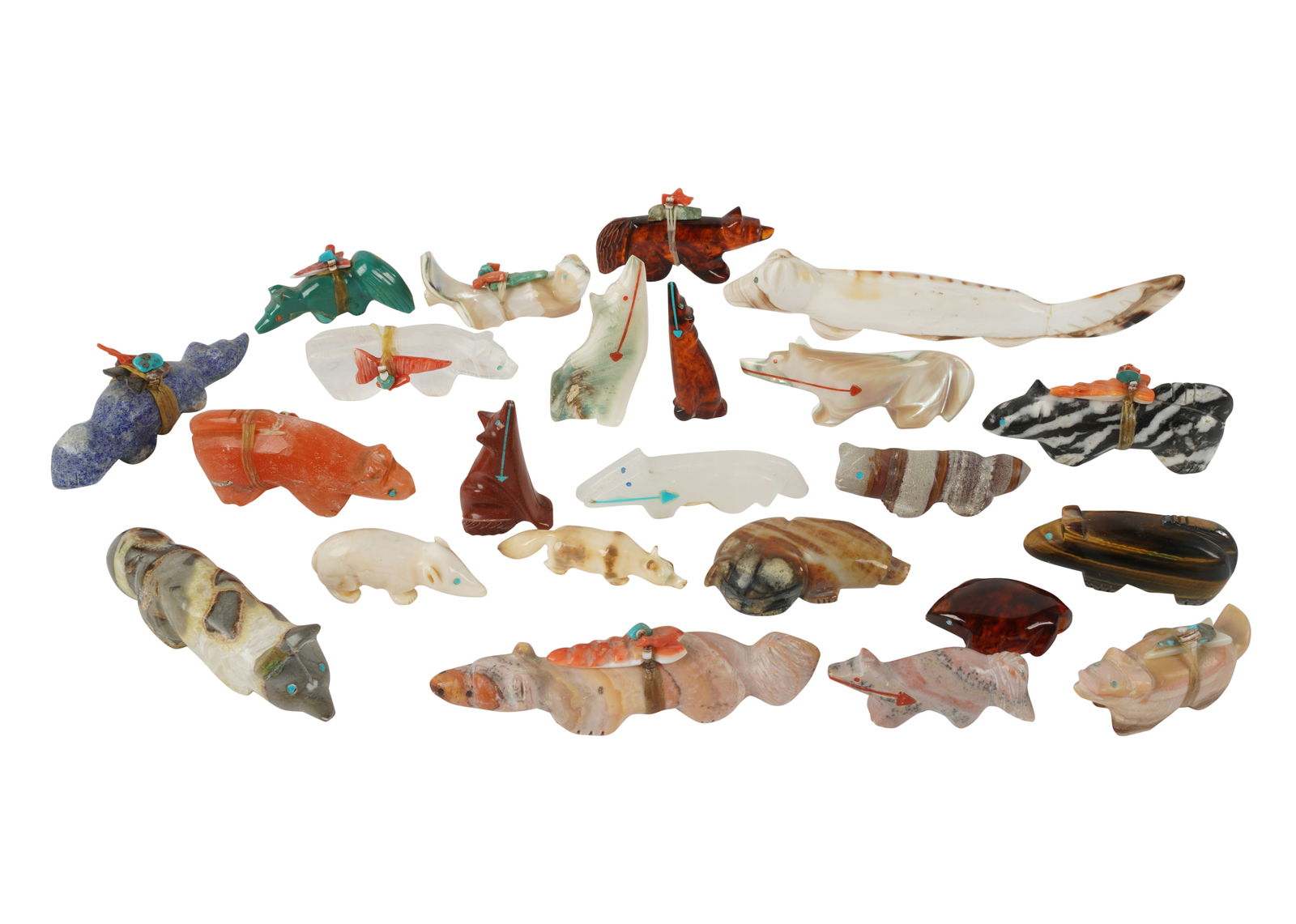 Collection of Native American Carved Stone Animal FIgures (1 of 9)