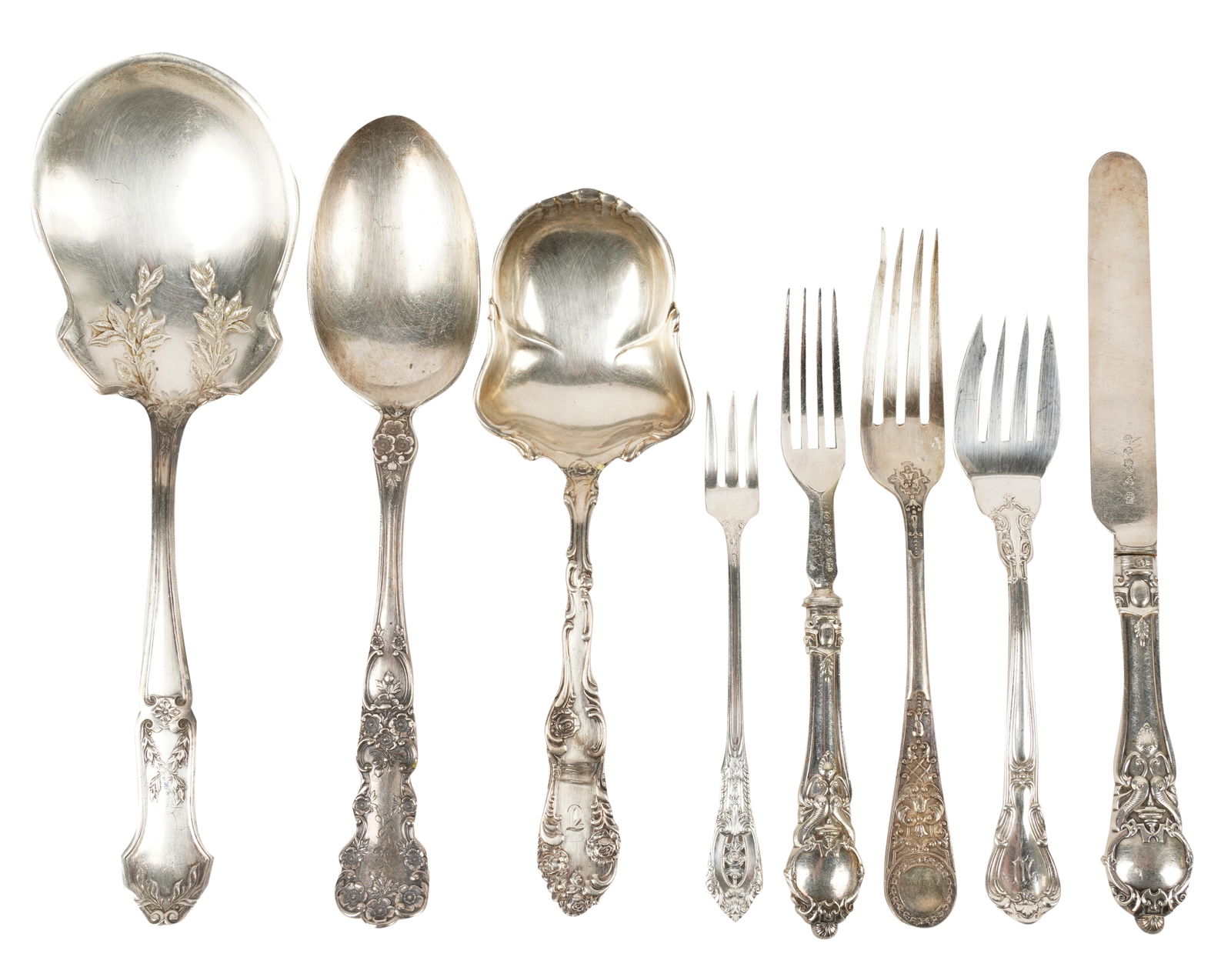 Group of American and English Sterling Flatware (1 of 11)