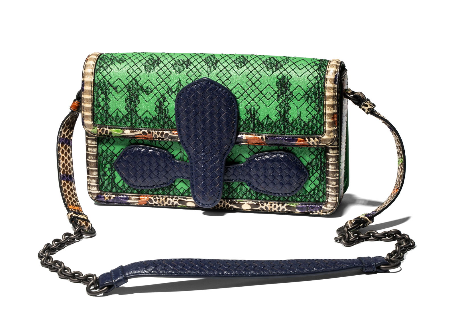 Bottega Veneta Irish Madras Shoulder Bag (1 of 7)