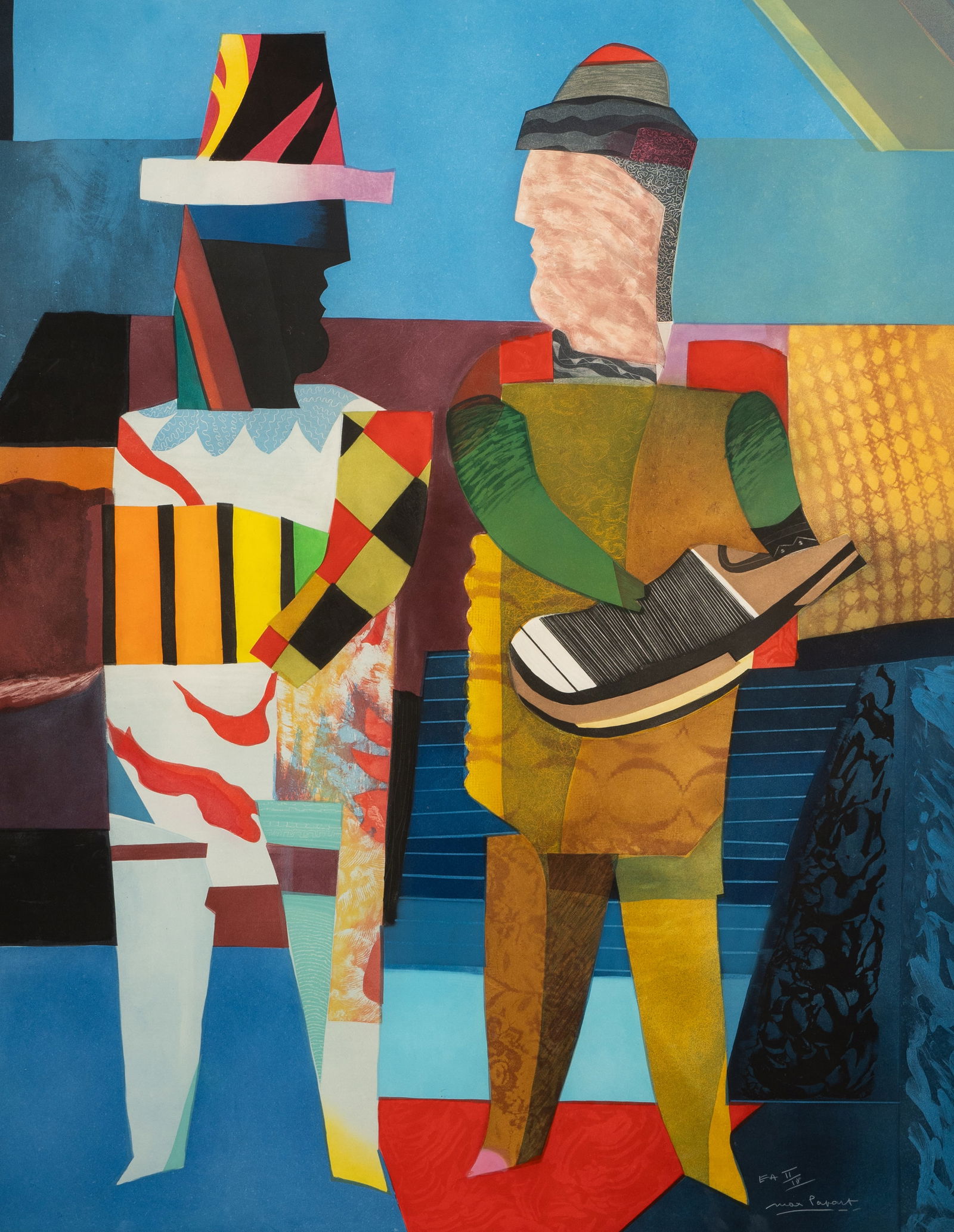 Max Papart (1911-1994): Deux Musiciens (1 of 13)