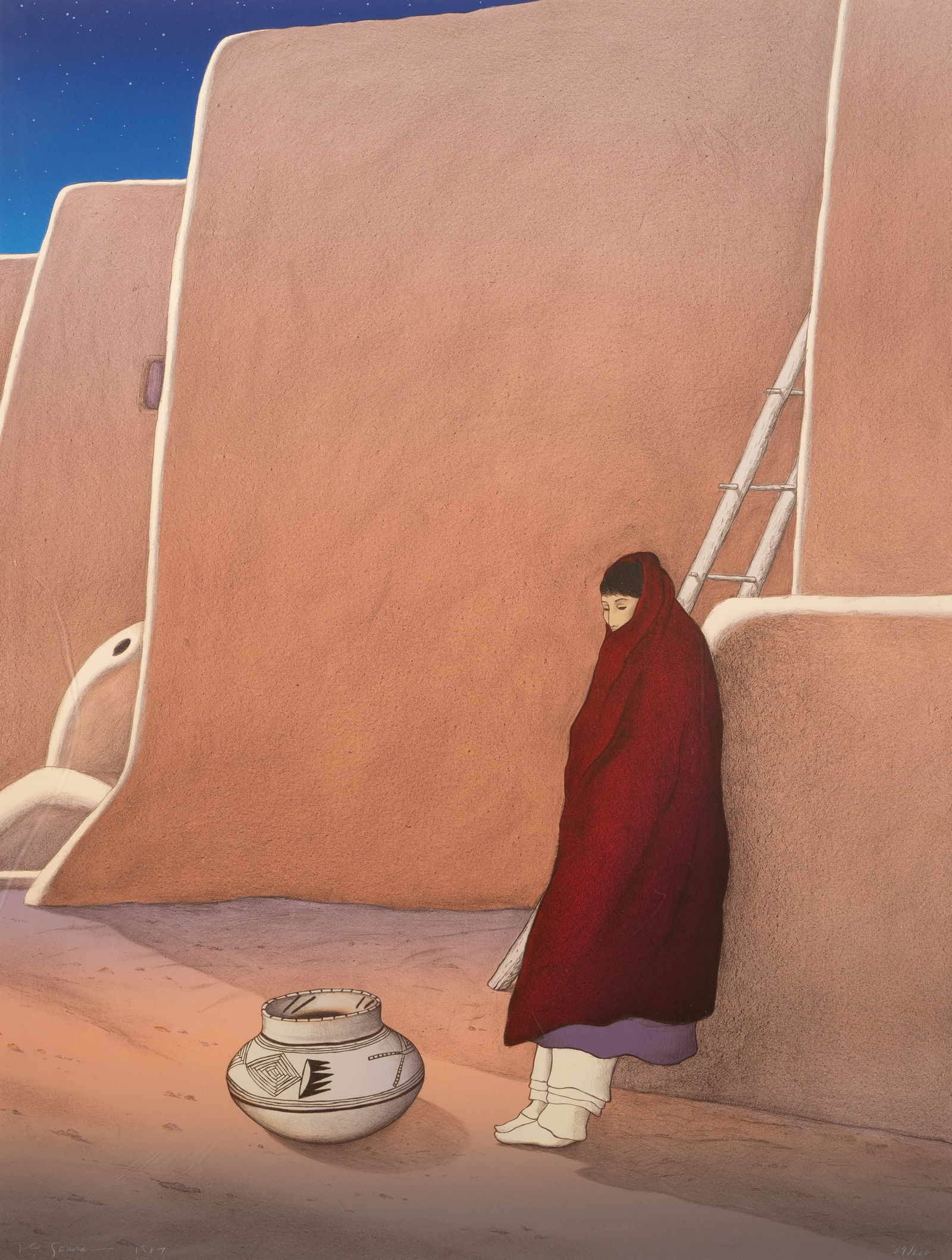 R. C. Gorman (1931-2005): Taos Woman (1 of 12)