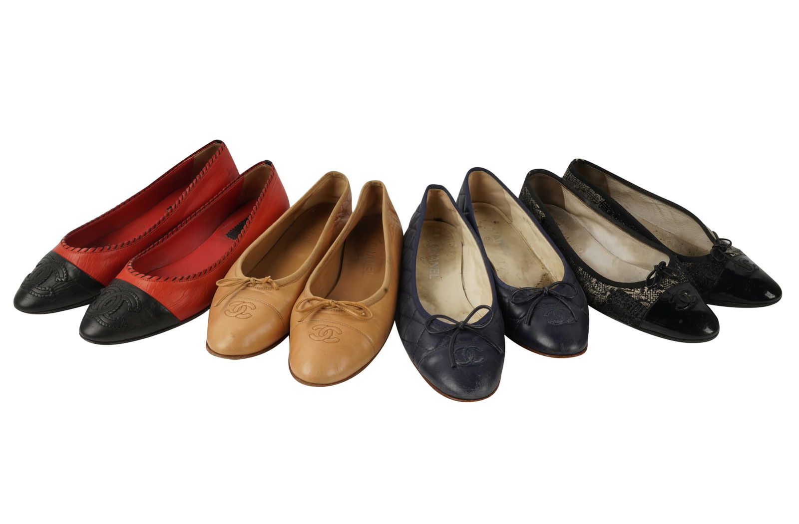 Four Pairs of Chanel Ballerina Flats (1 of 13)